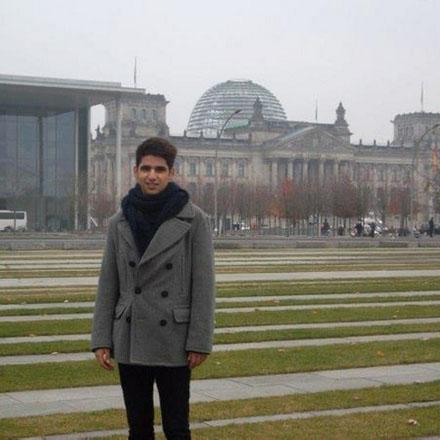 Myself outside the Reichstagsgebäude during a tour of the building in Berlin (fall 2011)